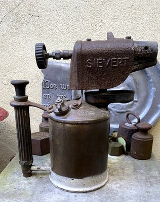 Antieke originele type 251 soldeerbrander Stockholm, Zweden – Max Sievert, ca. 1950–1960