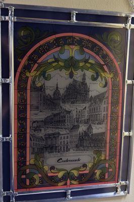 Uniek en gecertificeerd Decor Art Glas-in-Lood Paneel Oudenaarde – ca. 1980-2000 Uniek en gecertificeerd Decor Art Glas-in-Lood Paneel Oudenaarde – ca. 1980-2000