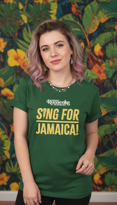 Rumeoke Official Sing for Jamaica t-shirt
