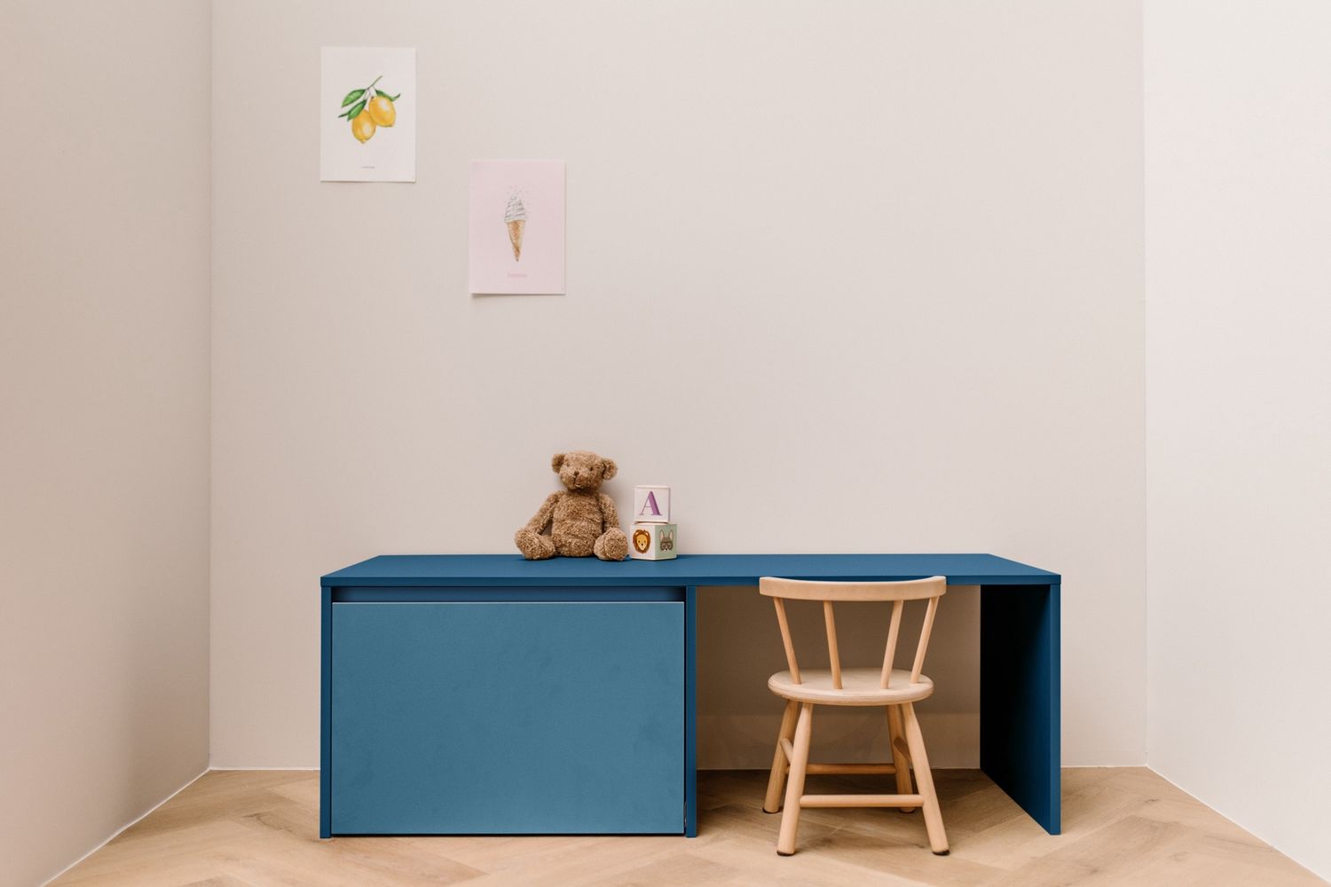 Speeltafel Blauw L135 x D50 x H45