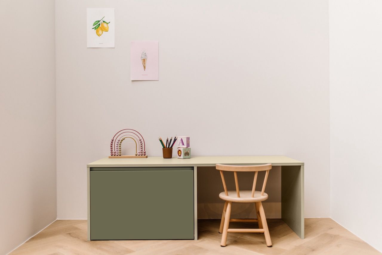 Speeltafel Agavegroen - L135 x D50 x H45