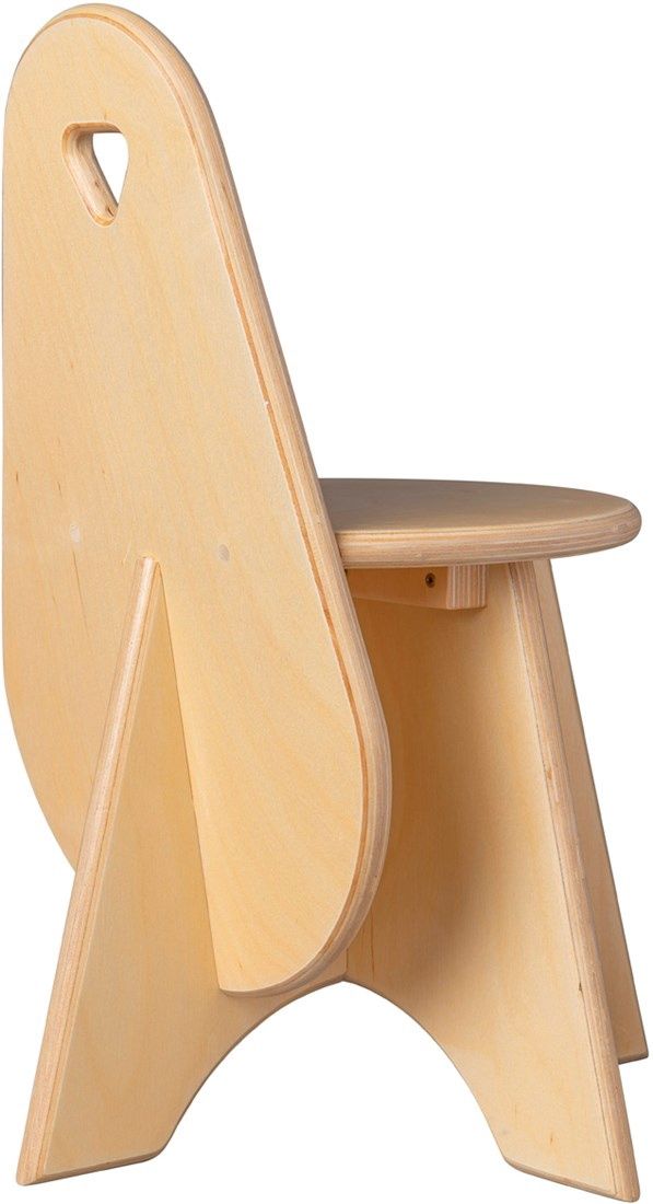 Houten kinderstoel Peuter - Naturel (Kinderopvang kwaliteit)