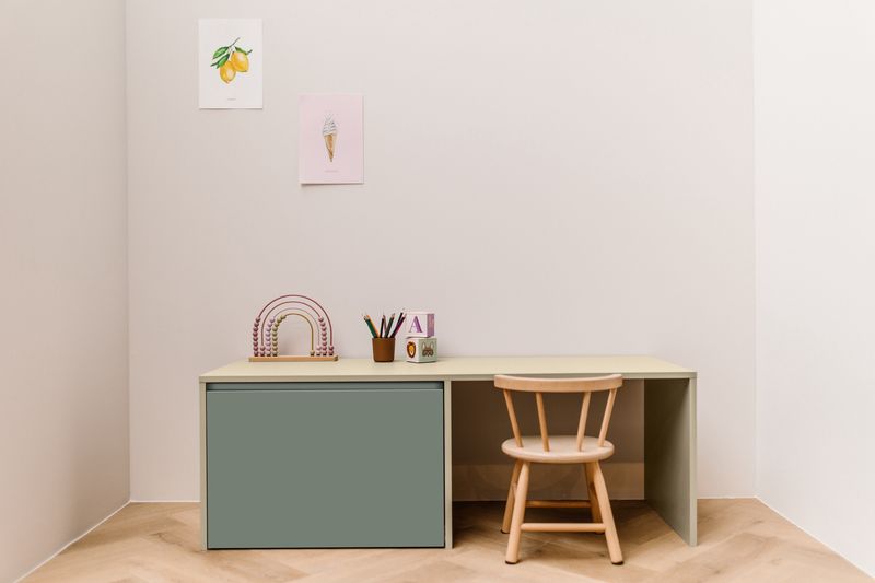 Speeltafel Eukalyptusgroen - L135 x D50 x H45