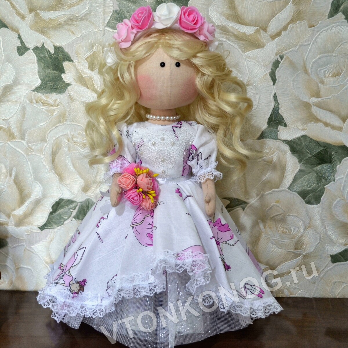 Текстильная кукла Невеста