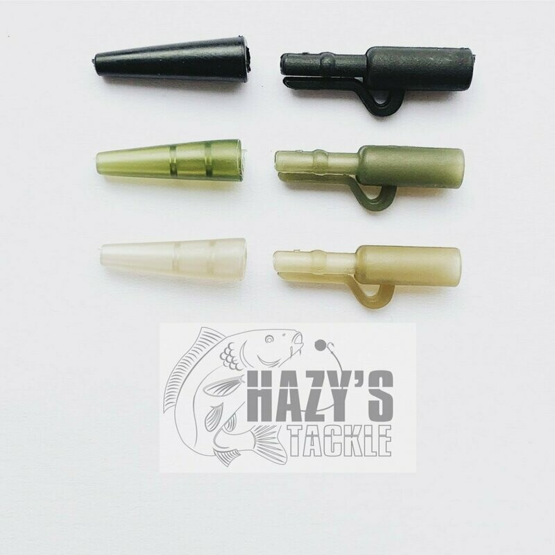 Safety Clips and Tail Rubbers Translusant