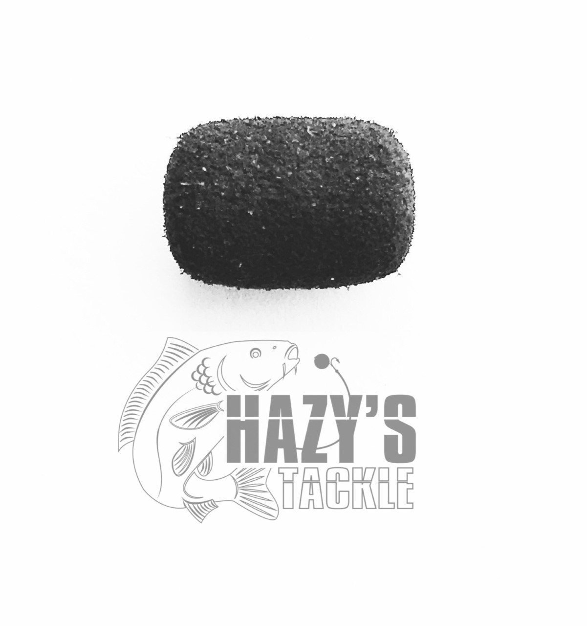 Zig Foam 12mm Oval Hookbait Black