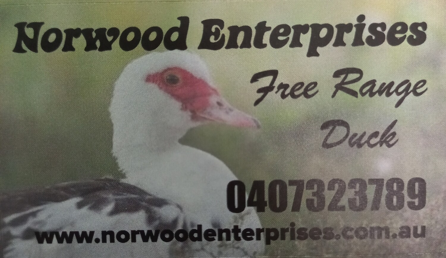 Free range duck deposit Christmas  pre order