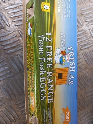 Eggs free range 600g  