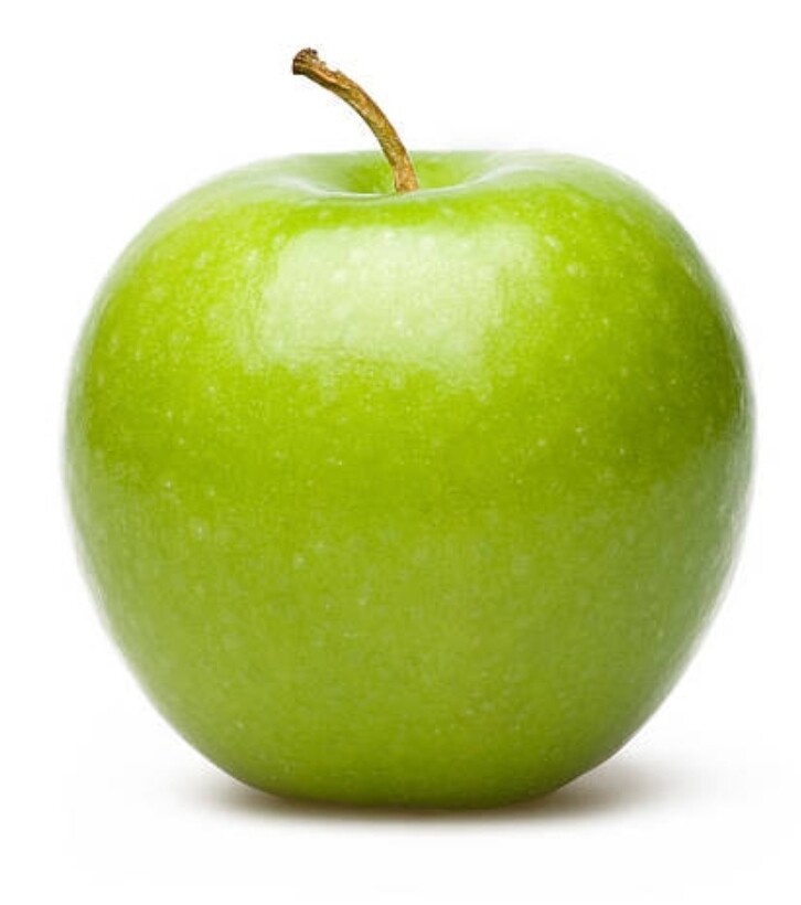 Fruit apple granny smith single
