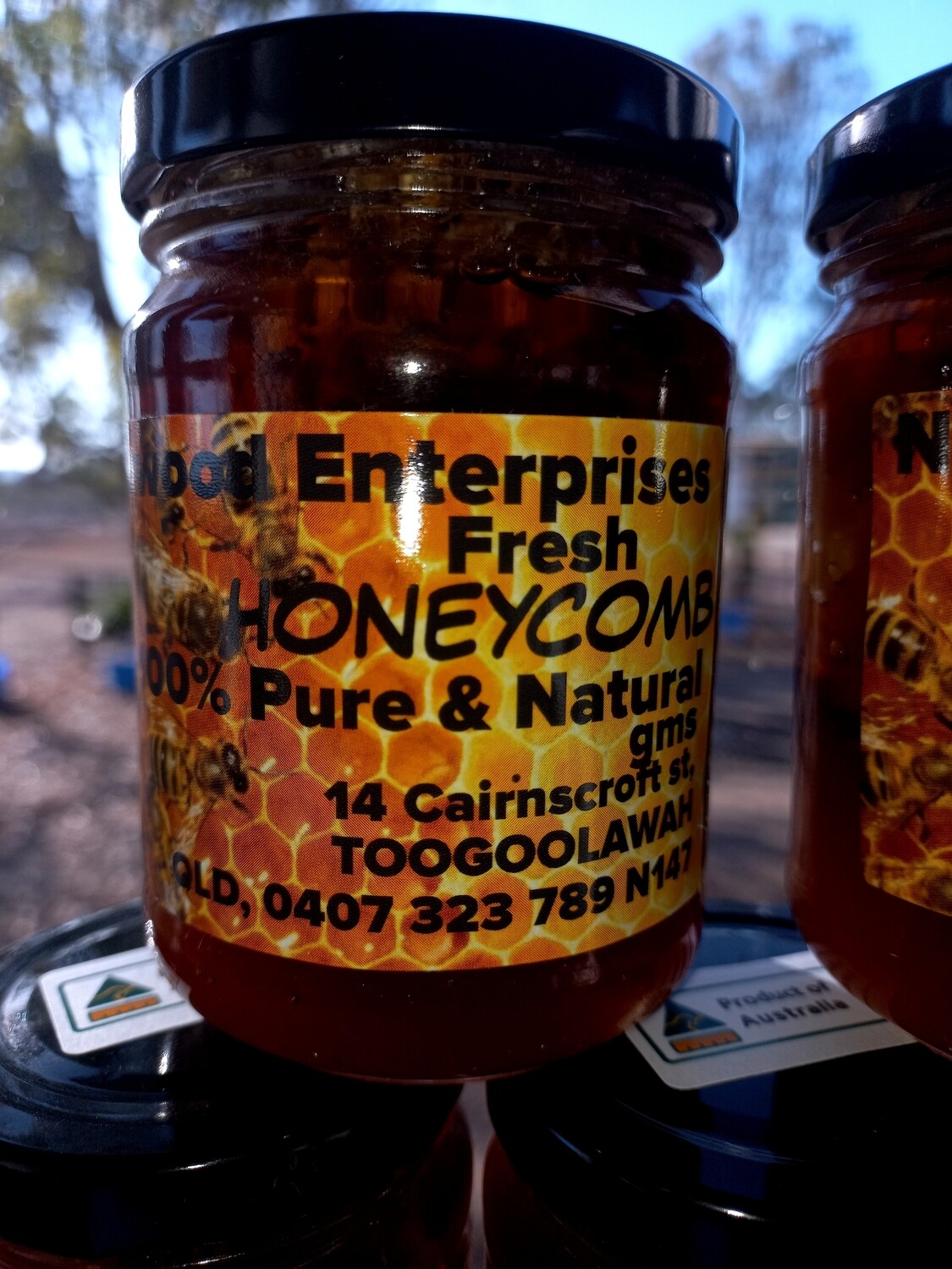 Honey with honeycomb  300gm🍯
