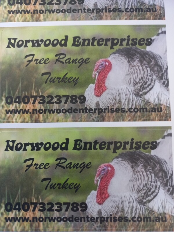 Free range turkey front 1/4 2.939kg