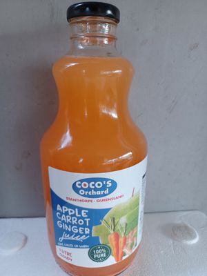 Juice apple, carrot &amp; ginger 1 litre