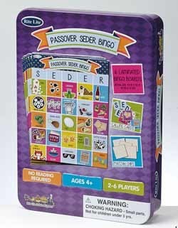 Passover Seder Bingo Game in Collectible Tin