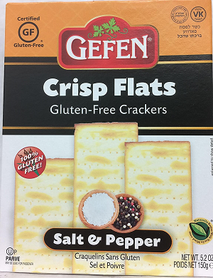 Gluten Free Crackers Salt &amp; Pepper