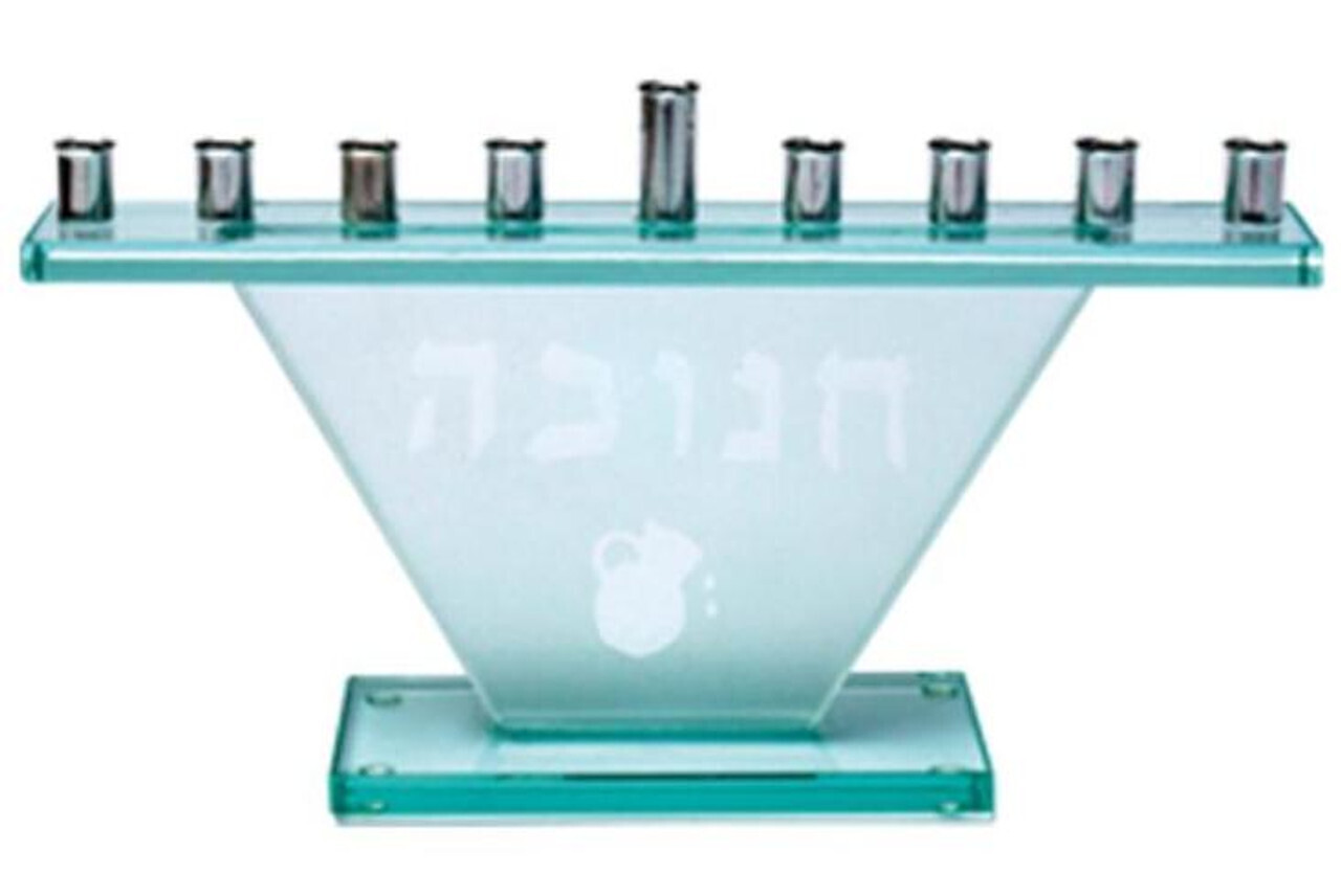 Glass Menorah