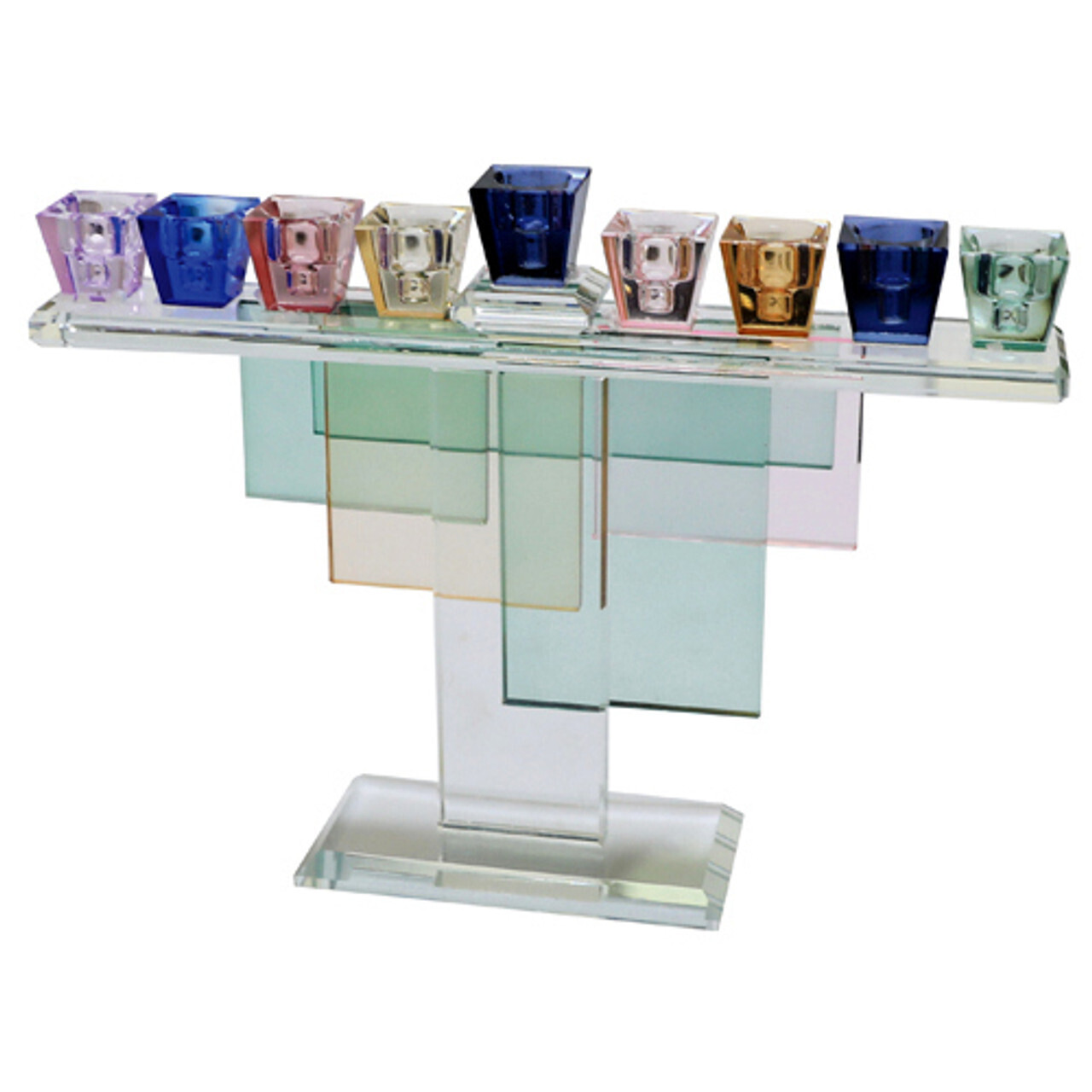 Menorah | Crystal Coloruful