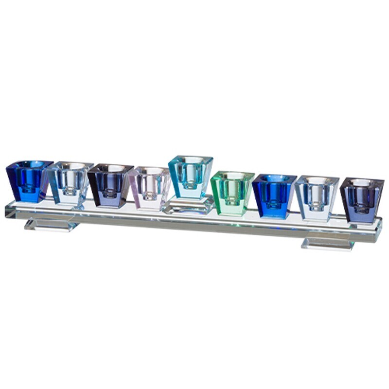 Menorah | Crystal Blue