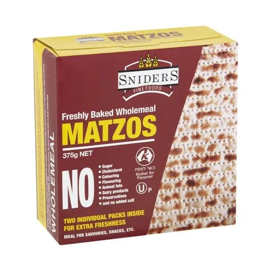 Sniders Wholemeal Matzah