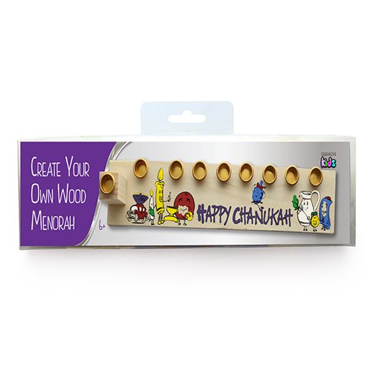 Create your own wooden Menorah