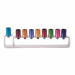 Chanukah Menorah - Metal Strip