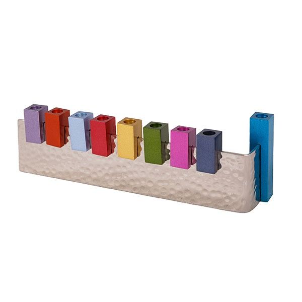 Chanukah Menorah &#39;L&#39; - Multicoloured
