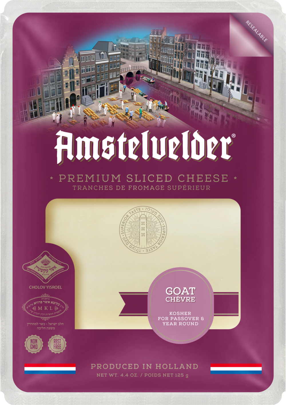 Amstelvelder Goat Cheese Slices