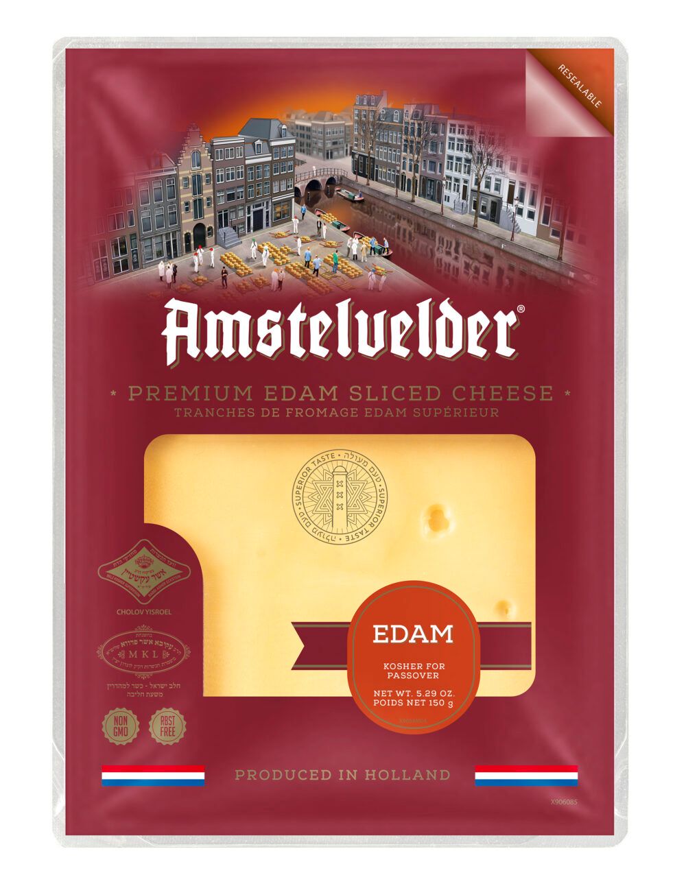 Amstelvelder Edam Cheese Slices