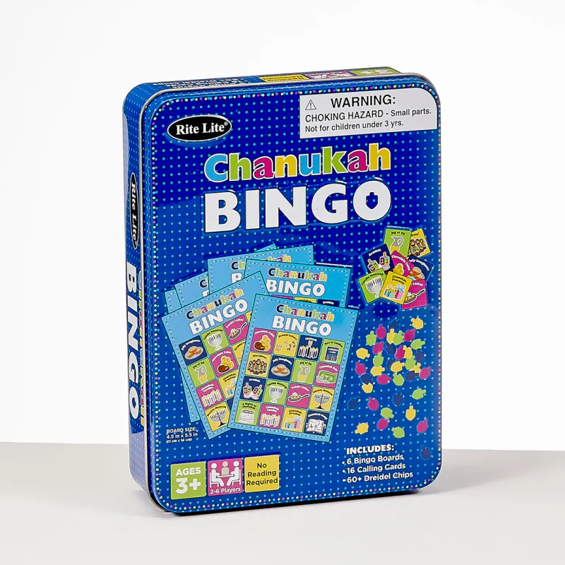 Chanukah Bingo Game in Collectible Tin