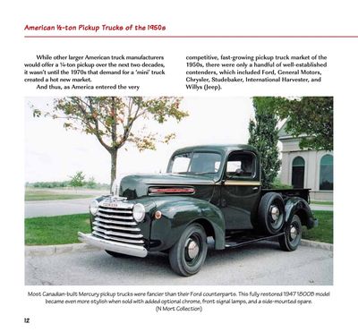 American 1/2-ton Pickup Trucks of the 1950s