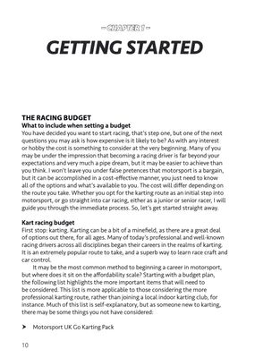 So, You want to be a Racing Driver?