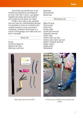 Caring for your bicycle
