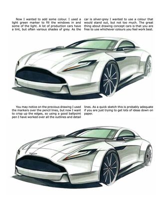 How to illustrate and design Concept Cars