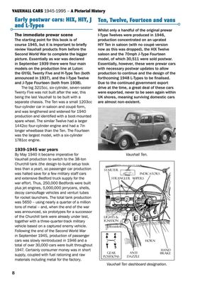 Vauxhall Cars 1945 to 1995