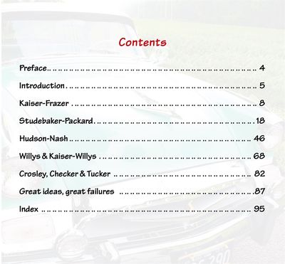 American ‘Independent’ Automakers - AMC to Willys 1945 to 1960