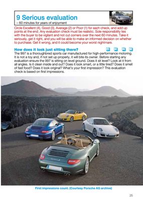 Porsche 911 (997) - Second generation models 2009 to 2012