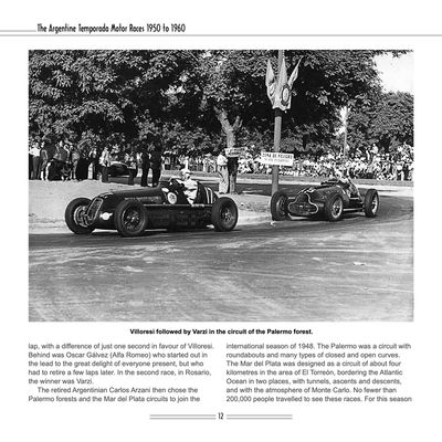 The Argentine Temporada Motor Races 1950 to 1960