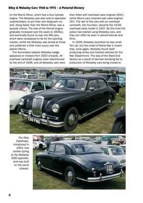 Riley &amp; Wolseley Cars 1948 to 1975