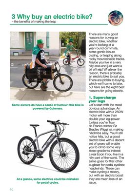 Choosing, Using &amp; Maintaining Your Electric Bicycle