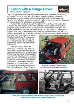Range Rover - First Generation models 1970 to 1996