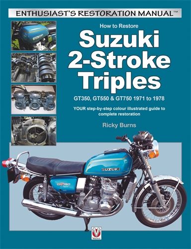 How to Restore Suzuki 2-Stroke Triples GT350, GT550 &amp; GT750 1971 to 1978