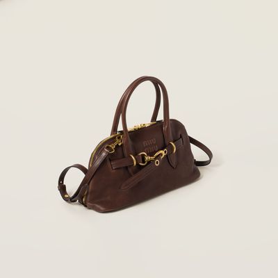 Miu Miu Adventure Napa Leather Bag