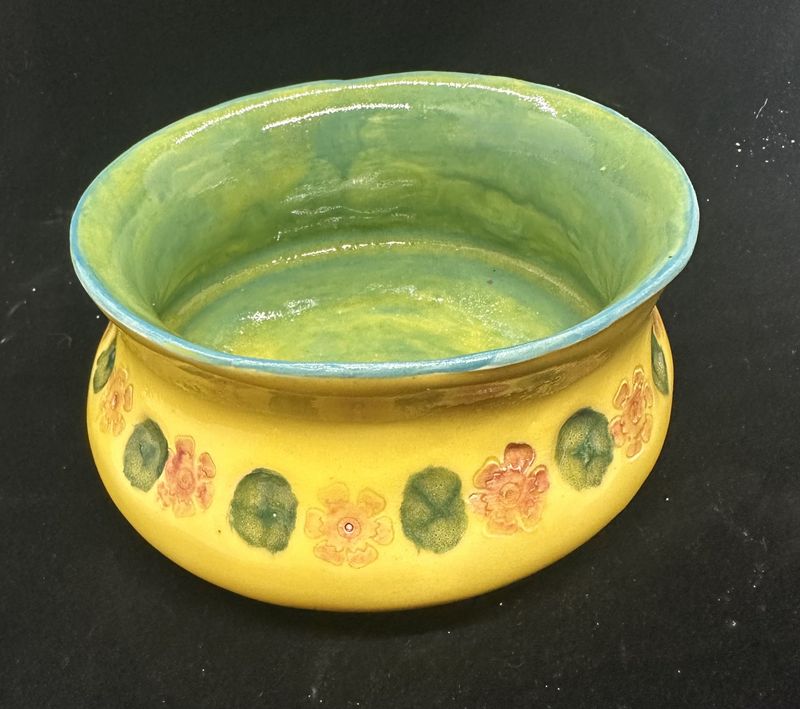 Stamped Flower Bowl