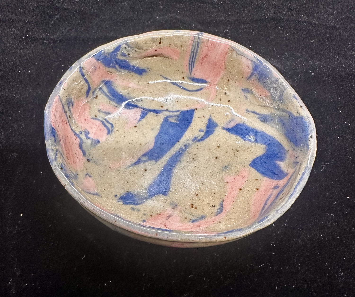 Small Round Nerikome dish