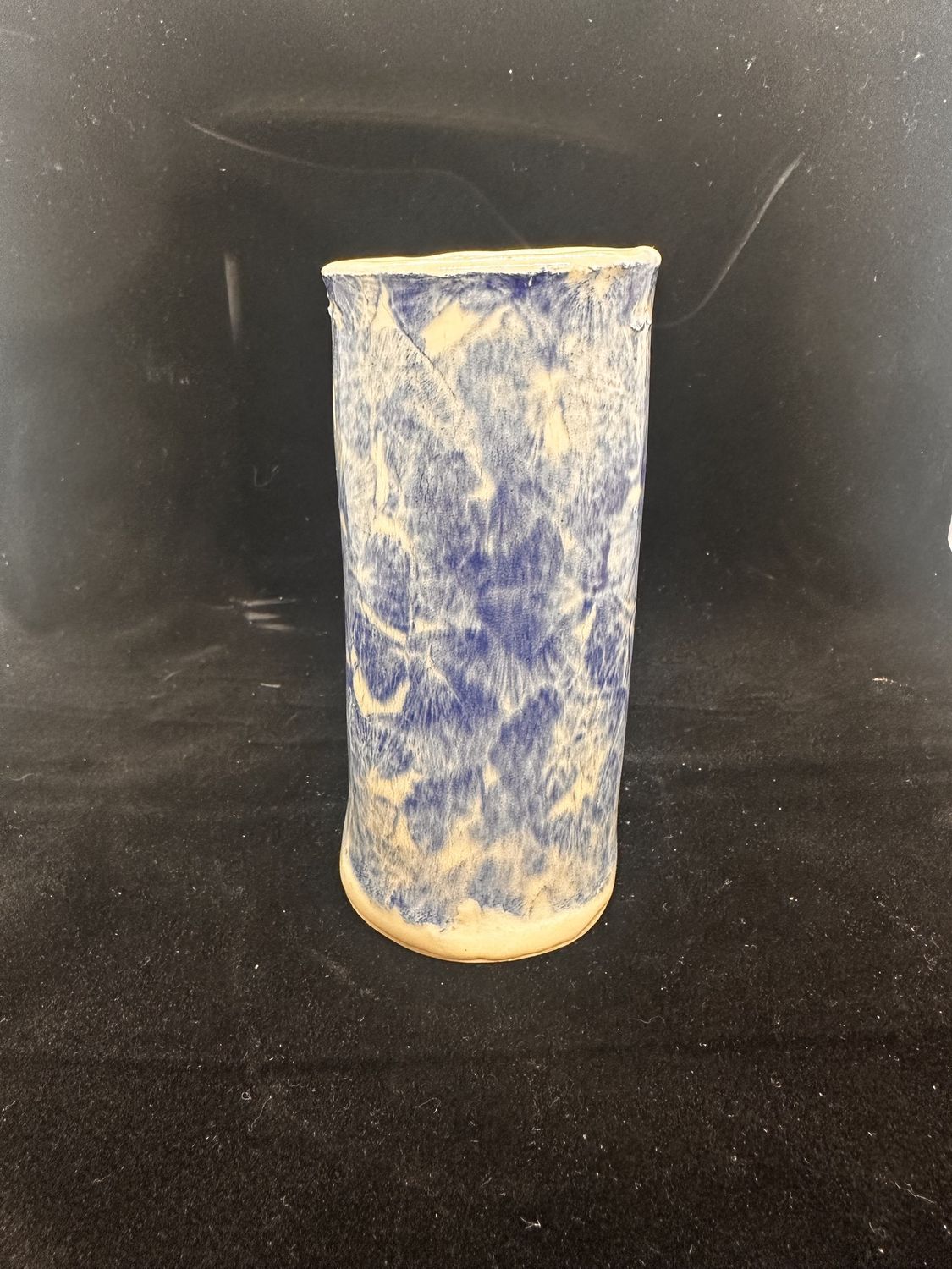 Blue Leaf Vase