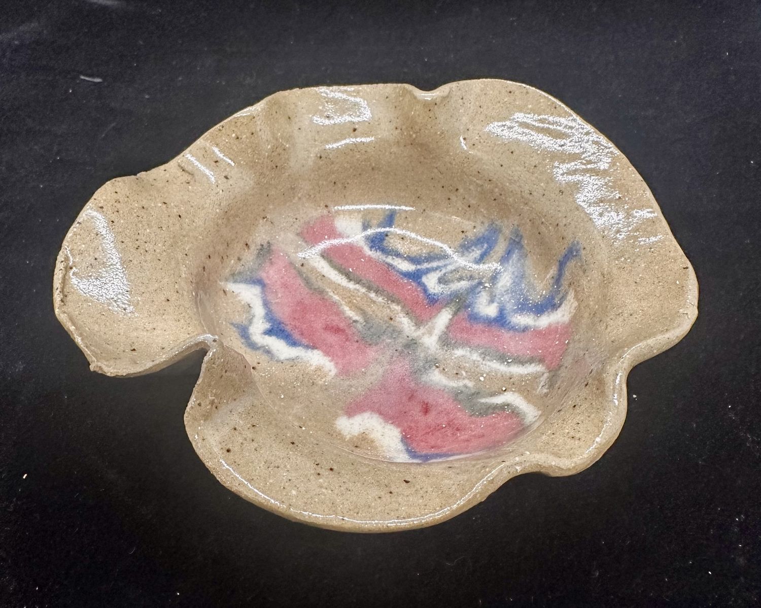 Small Multicolor Nerikome Ribbon Bowl