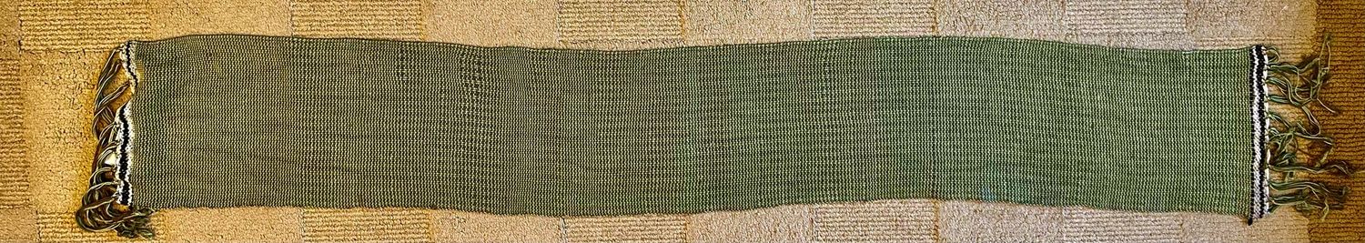 Green Silk Scarf