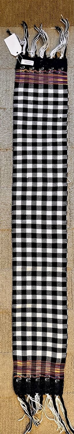 Checkerboard scarf