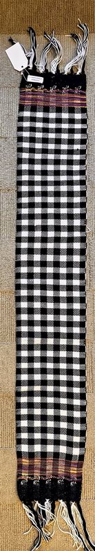 Checkerboard scarf