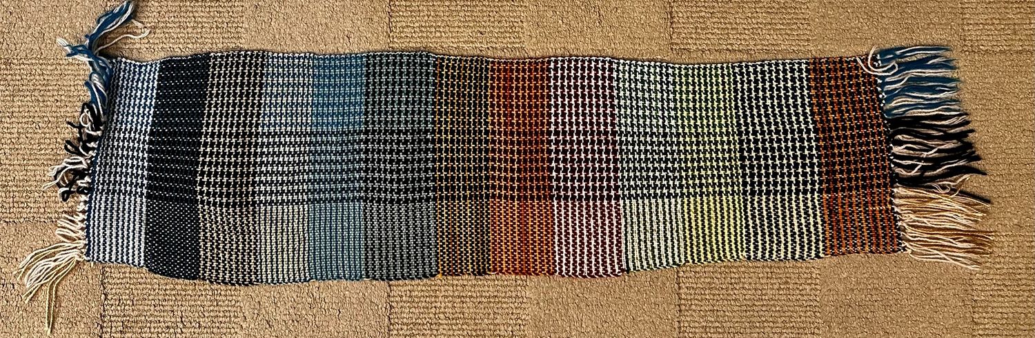 Rainbow Houndstooth Runner