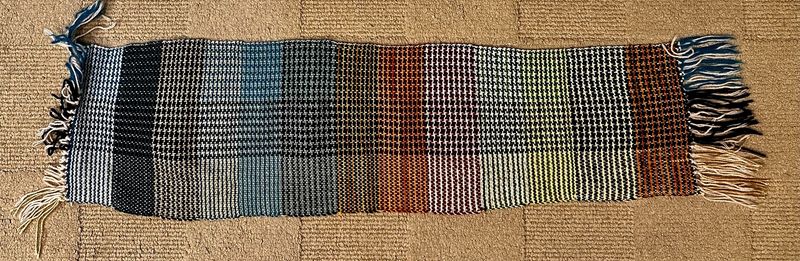 Rainbow Houndstooth Runner